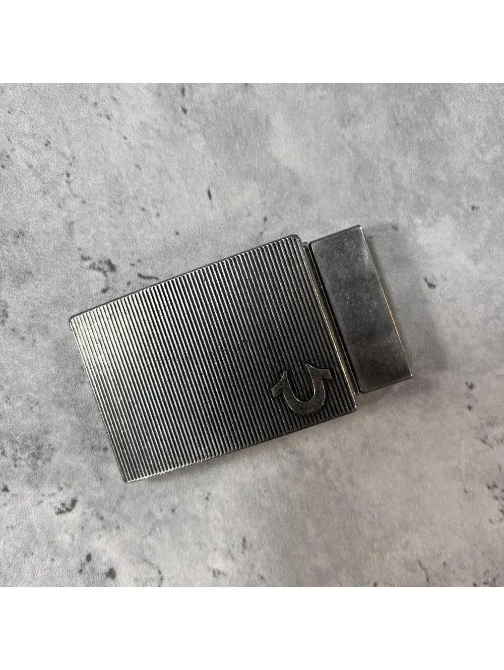 Y2K True Religion Horseshoe Logo Belt Buckle